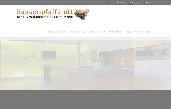 Vorschau von www.hanser-pfafferott.de, Hanser + Pfafferott