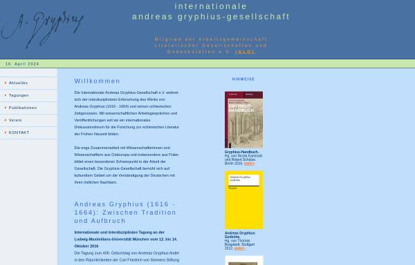 Internationale Andreas Gryphius-Gesellschaft