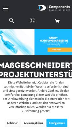 Vorschau der mobilen Webseite www.dekom-security.de, DEKOM Video Security & Network GmbH