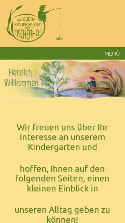 Vorschau der mobilen Webseite waldorfkindergarten-hameln.de, Verein zur Förderung der Waldorfpädagogik Hameln e.V.