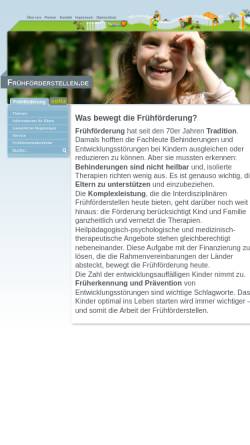 Vorschau der mobilen Webseite www.fruehfoerderstellen.de, Frühförderstellen