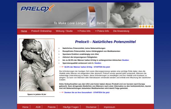 Vorschau von www.prelox-potenzmittel.com, Prelox Blue, Bertram Klien