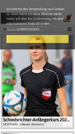 Vorschau der mobilen Webseite www.ooesk.at, Oberösterreichisches Schiedsrichterkollegium