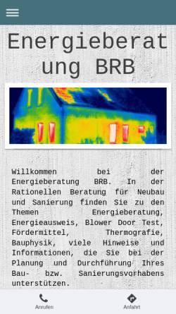 Vorschau der mobilen Webseite www.brb-bauen.de, Seidler, Dirk