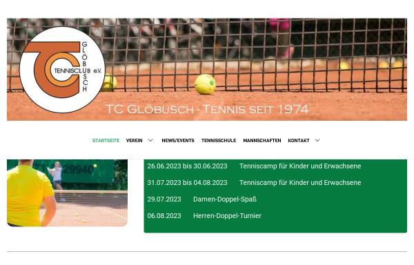 Vorschau von www.tc-gloebusch.de, Tennisclub Glöbusch in Odenthal