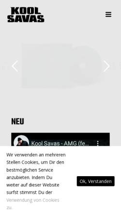 Vorschau der mobilen Webseite www.ksavas.de, KSavas