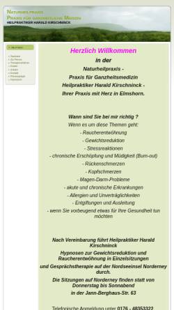 Vorschau der mobilen Webseite www.naturheilpraxis-elmshorn.de, Praxis für Ganzheitliche Medizin