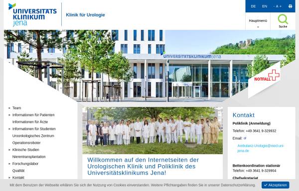 Klinik für Urologie der FSU Jena