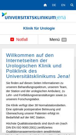 Klinik für Urologie der FSU Jena
