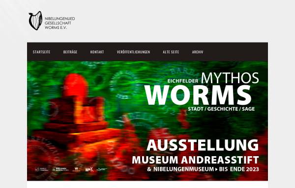 Vorschau von www.nibelungenlied-gesellschaft.de, Nibelungenlied Gesellschaft Worms