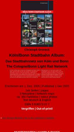 Vorschau der mobilen Webseite www.robert-schwandl.de, Köln/Bonn Stadtbahn Album