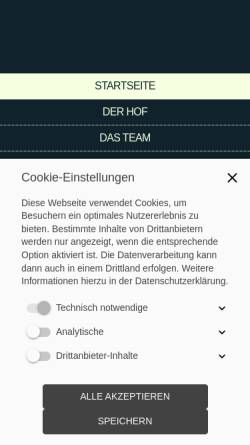 Vorschau der mobilen Webseite www.reutherhof.de, Reuther Hof