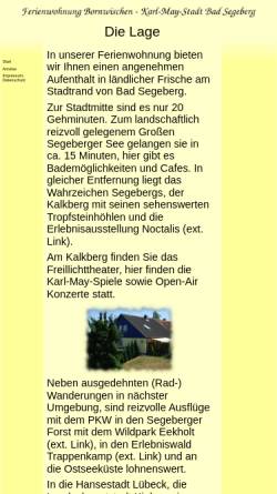 Vorschau der mobilen Webseite fewobs.fon2ip.de, Ferienwohnung Fam. Lüthje