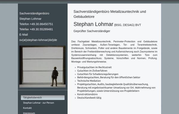 Vorschau von www.stephan-lohmar.de, Lohmar, Stephan