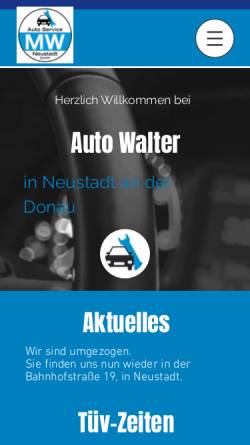 Vorschau der mobilen Webseite www.auto-walter-neustadt.de, Auto Walter