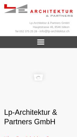 Vorschau der mobilen Webseite www.lp-architektur.ch, Lp-Architektur GmbH