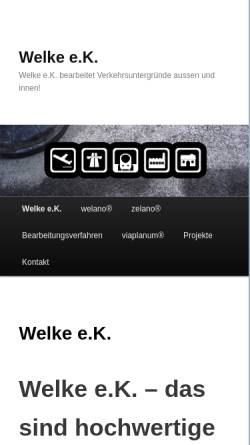 Vorschau der mobilen Webseite www.welano.de, Welke e.K.