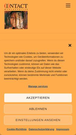 Vorschau der mobilen Webseite intact-ev.de, Intact e.V.