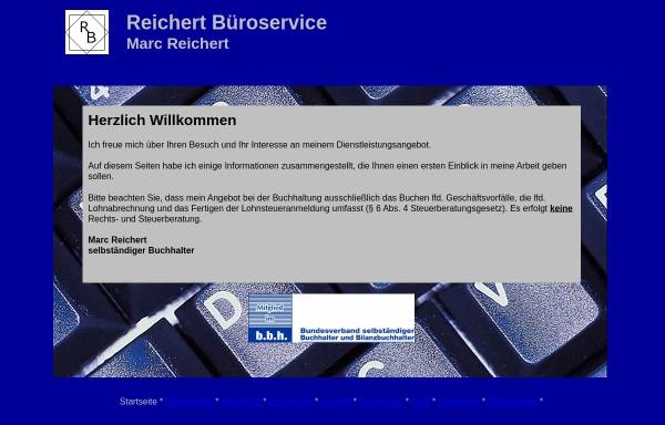 Vorschau von www.reichert-bueroservice.de, Marc Reichert Büroservice