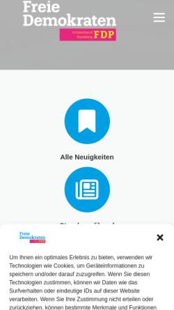 Vorschau der mobilen Webseite www.fdp-starnberg.de, FDP Starnberg