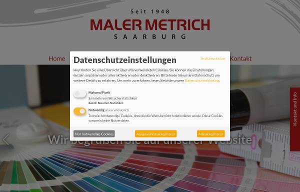 Vorschau von www.maler-metrich.de, Maler Metrich