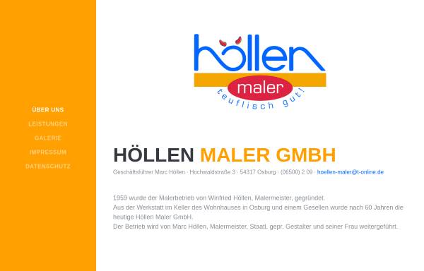 Vorschau von hoellen-maler.de, Höllen Maler GmbH