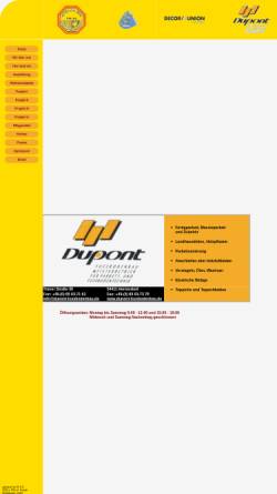 Vorschau der mobilen Webseite www.dupont-fussbodenbau.de, Fussbodenbau Depont GmbH