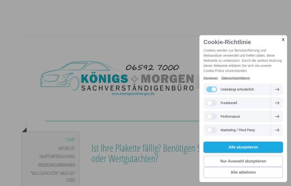 Vorschau von www.blaeser-leufgen.de, Ingenieur und Kfz-Sachverständigen Büro Bläser und Leufgen