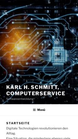 Vorschau der mobilen Webseite www.cssf.de, Computer Service Schmitt
