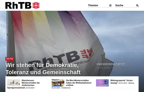 Vorschau von www.rhtb.de, Rheinhessischer Turnerbund