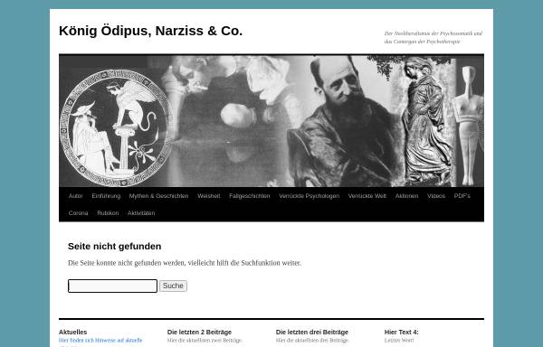 Vorschau von www.oedipus-online.de, Bertha Pappenheim und ihre Behandlung durch Josef Breuer