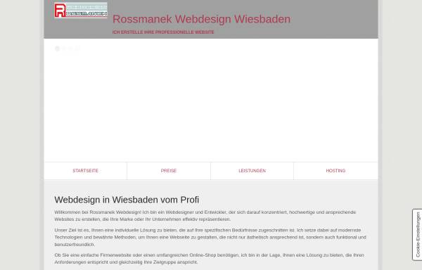 Vorschau von rossmanek.de, Rossmanek Webdesign