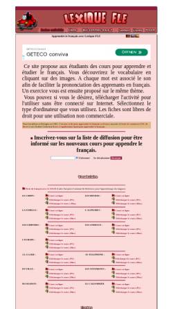 Vorschau der mobilen Webseite lexiquefle.free.fr, Lexique FLE