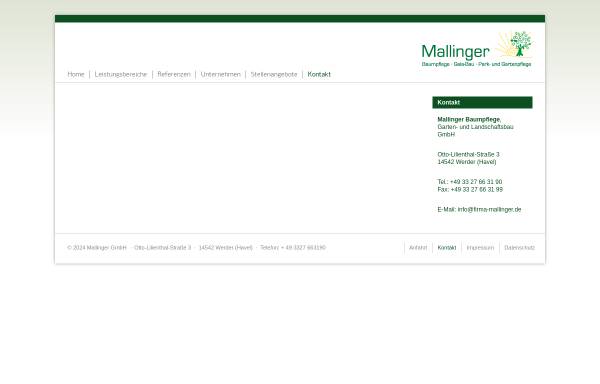 Vorschau von firma-mallinger.de, Mallinger, N.