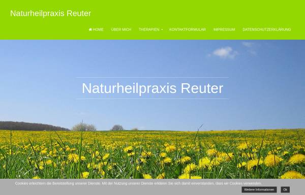 Vorschau von www.naturheilpraxis-reuter.de, Praxis für Naturheilkunde Mark Reuter