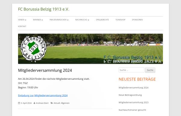 Vorschau von www.borussia-belzig.de, F.C. Borussia Belzig 1913 e.V.