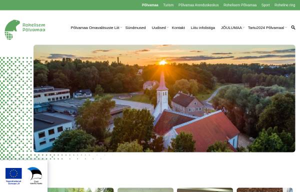 Vorschau von www.polvamaa.ee, Põlvamaa - Das grüne Leben