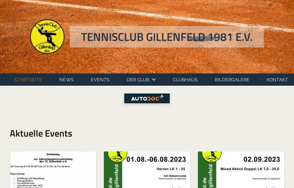 Vorschau von www.tennisclub-gillenfeld.de, Tennisclub Gillenfeld e.V.