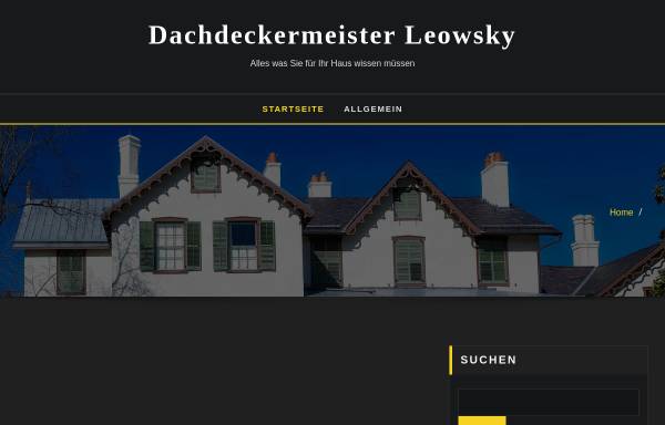Vorschau von www.dachdeckermeister-leowsky.de, Dachdeckermeister Peter Leowsky GmbH