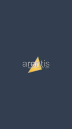 Vorschau der mobilen Webseite www.arentis.de, Arentis - Veranstaltungstechnik GmbH