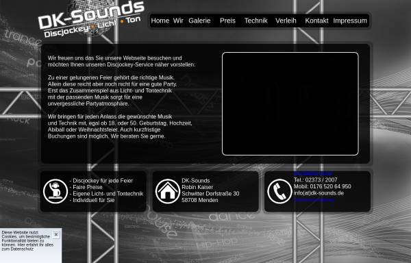 Vorschau von www.dk-sounds.de, DK Sounds
