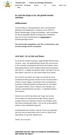 Vorschau der mobilen Webseite www.praxis-geistheilung.de, Praxis für Geistige Heilweisen
