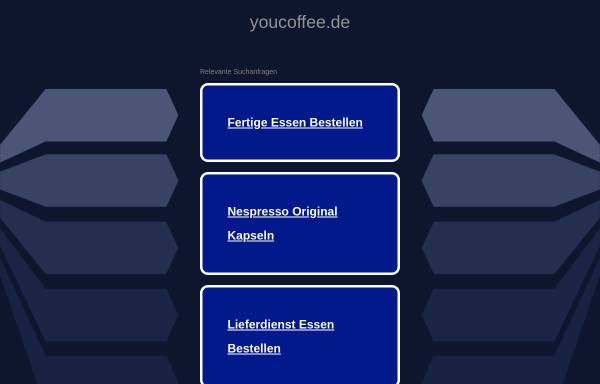 Vorschau von www.youcoffee.de, You Coffee Kaffeerösterei Berlin Kreuzberg GmbH