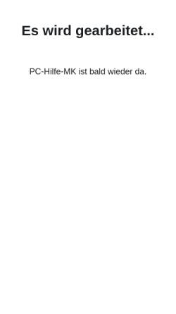 Vorschau der mobilen Webseite www.pc-hilfe-mk.eu, PC-Hilfe-MK