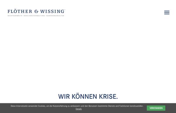 Vorschau von www.floether-wissing.de, Flöther & Wissing