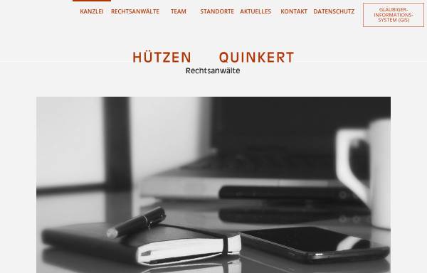 Vorschau von www.hqs-inso.de, Hützen Quinkert