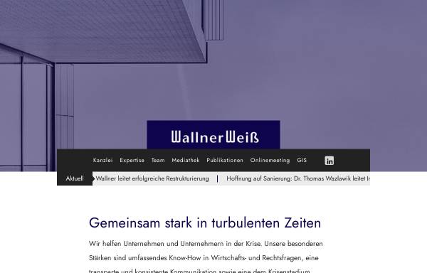 Vorschau von www.wallnerweiss.de, Wallner Weiß