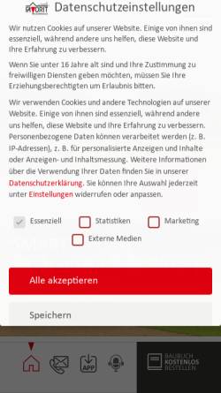 Vorschau der mobilen Webseite favorit-haus.de, Favorit Massivhaus GmbH & Co. KG