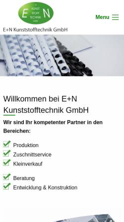 Vorschau der mobilen Webseite enkst.de, E+N Kunststofftechnik GmbH