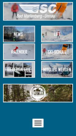 Vorschau der mobilen Webseite scbmu.de, Skiclub Bad Marienberg-Unnau e.V.